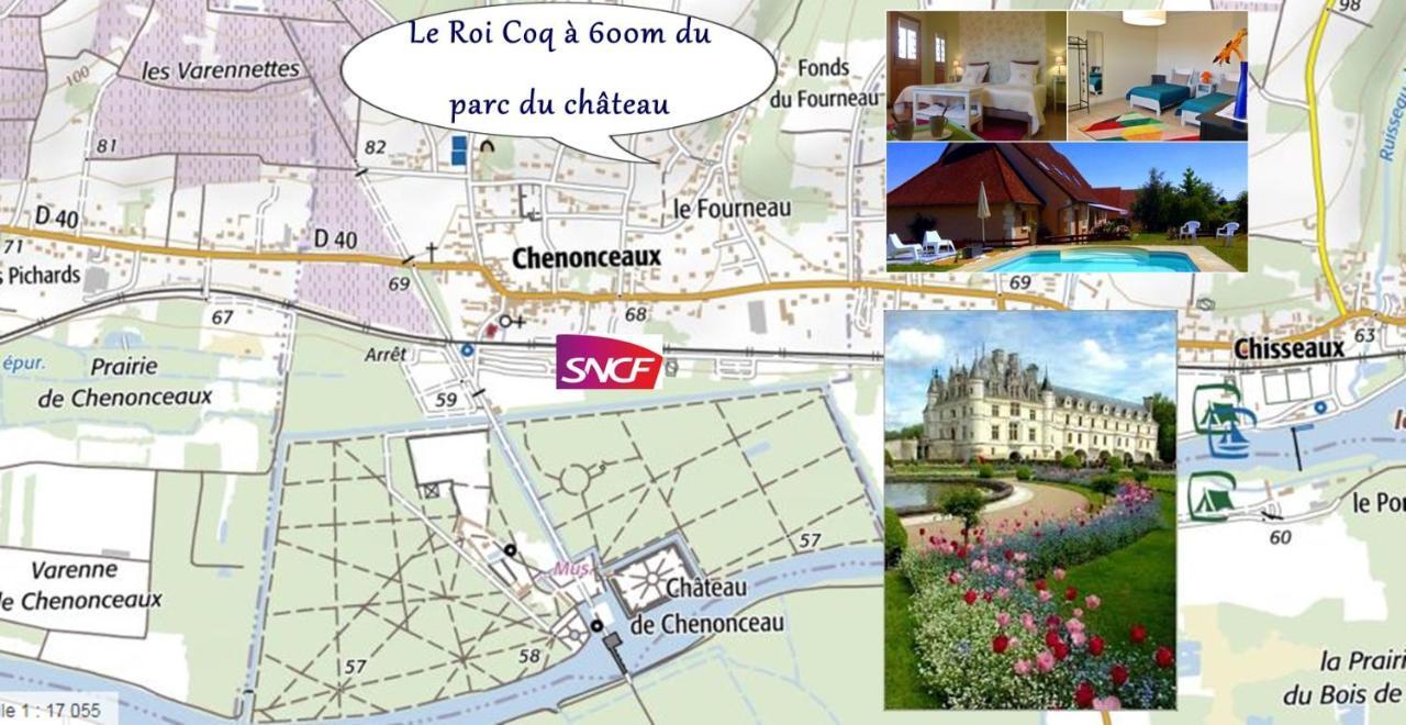 Le Roi Coq Bed and Breakfast Σενονσώ Εξωτερικό φωτογραφία